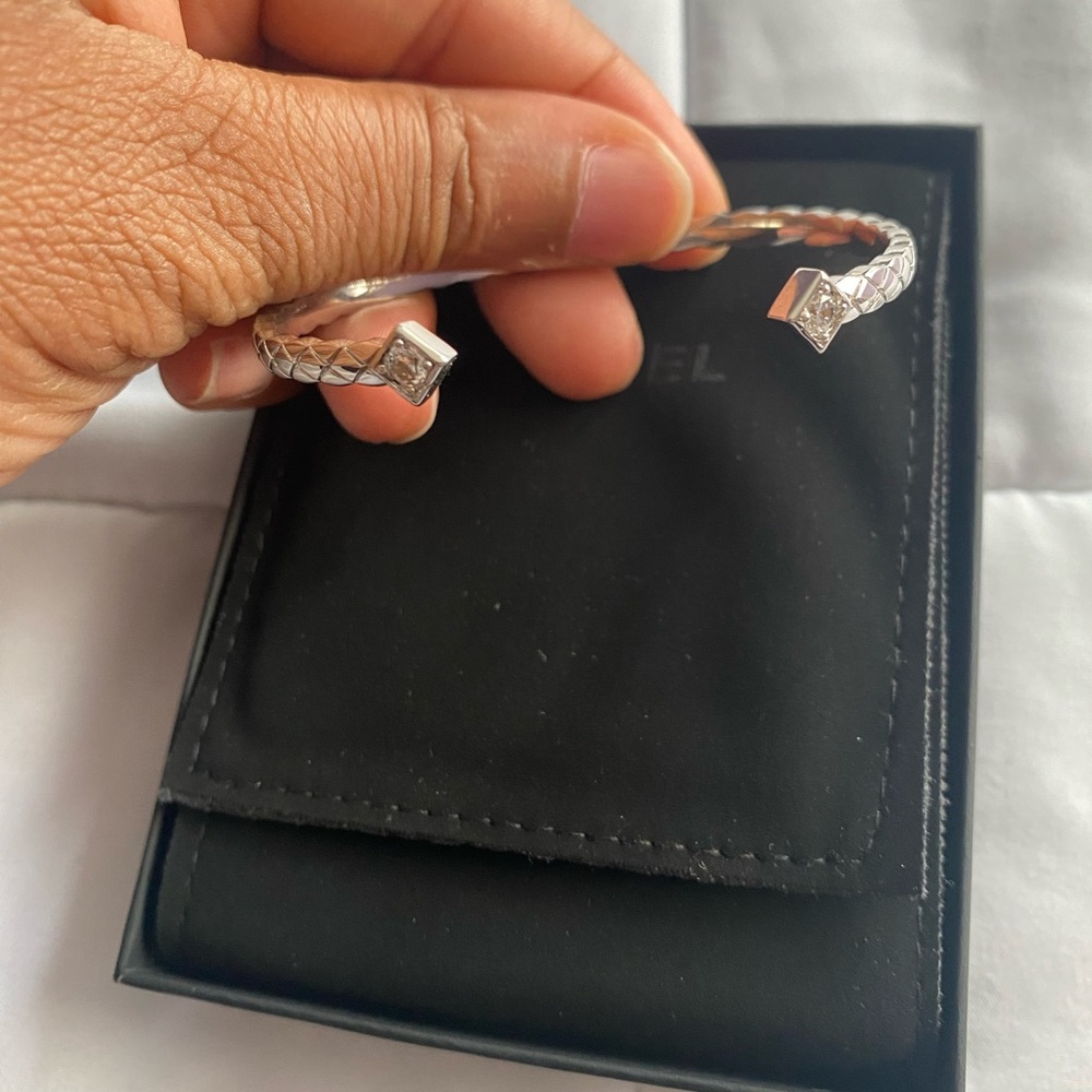 Silver Braided Women's Bracelet